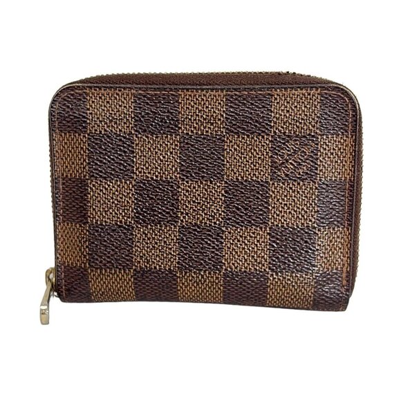 LOUIS VUITTON Zippy Coin Purse Ebene Damier Coin Case 215-072025 - Picture 2 of 4